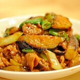 韓国風★豚肉と茄子の炒め物